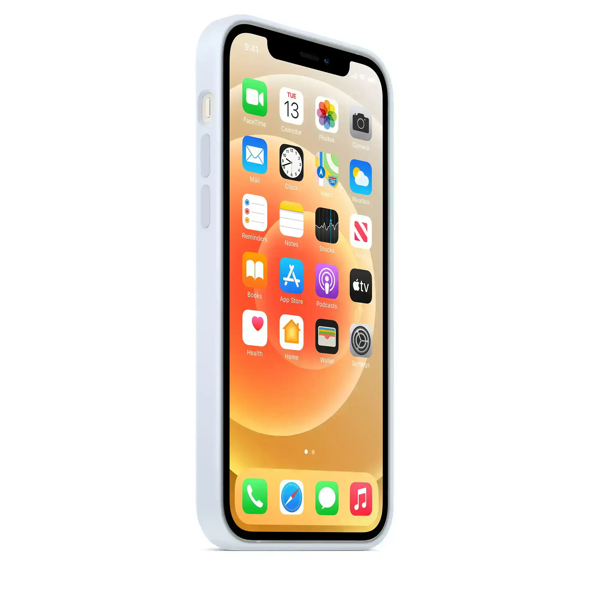 Чехол Apple iPhone 12 | 12 Pro Silicone Case with MagSafe Lux Copy - Cloud Blue (MKTT3)